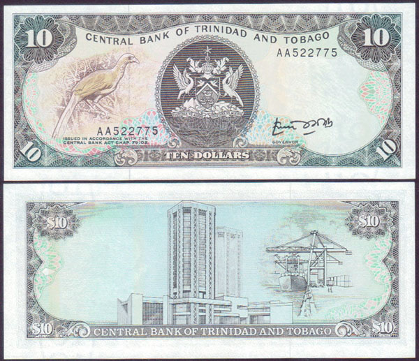 1985 Trinidad & Tobago $10 (Unc) L000628